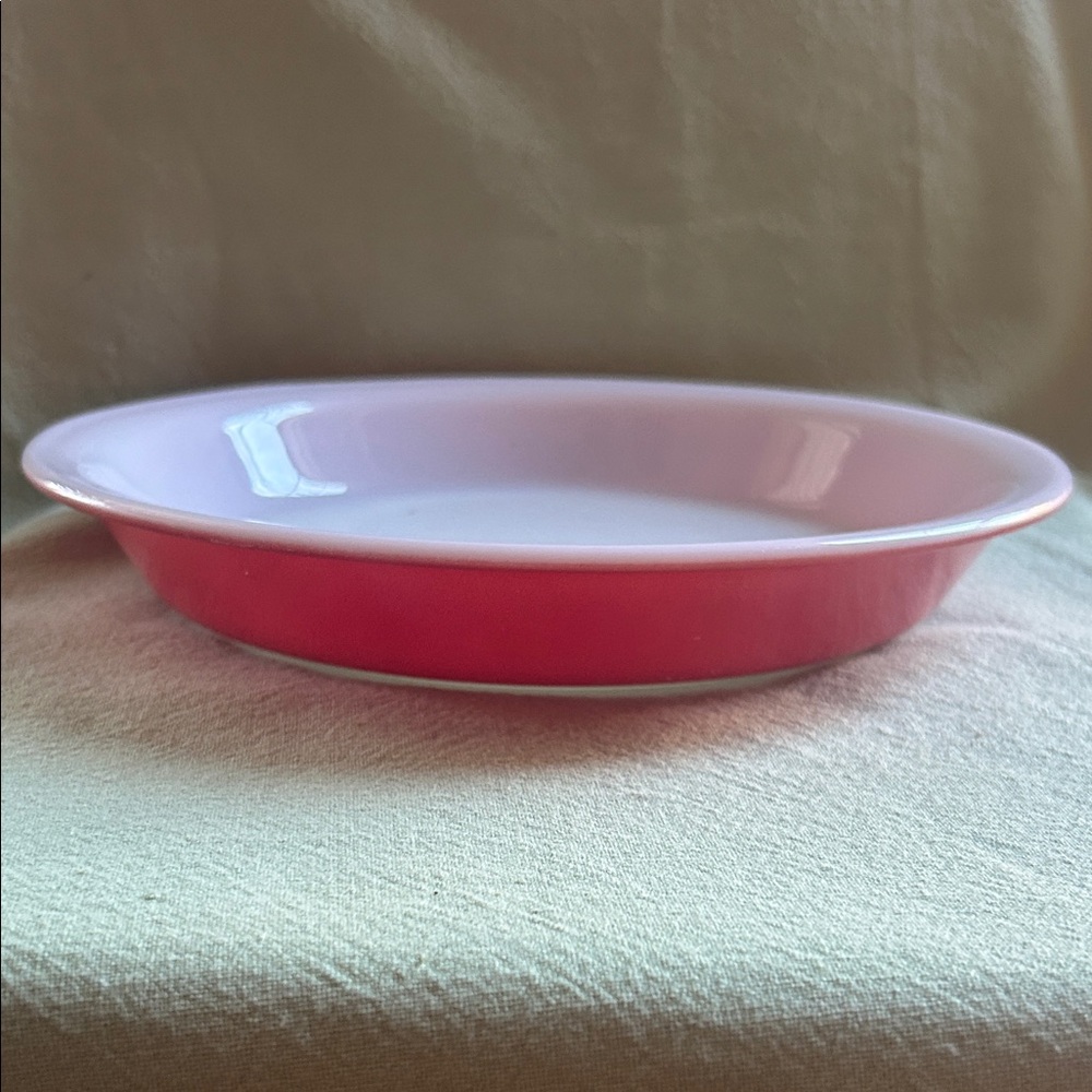 💕Pyrex pink pie dish pie plate shiny pretty 💕Dish EUC - Picture 7 of 7